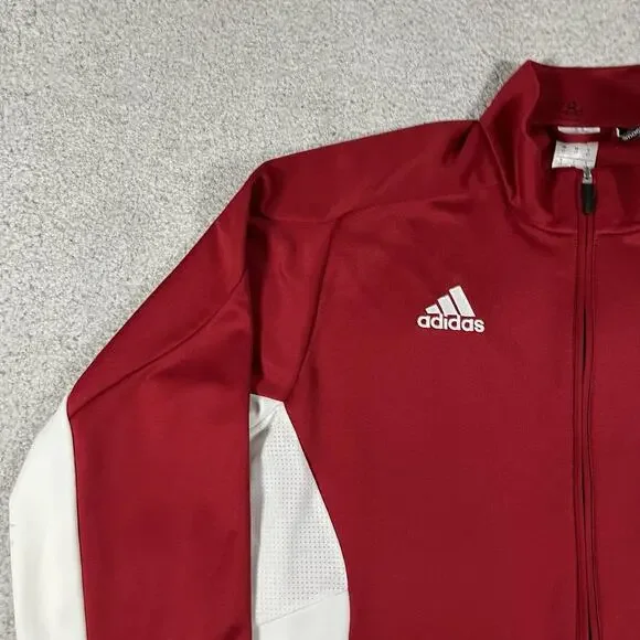 Indiana Hoosiers Jacket Mens L Adidas Full Zip Team Issued Track Climacool - Picture 12 of 16